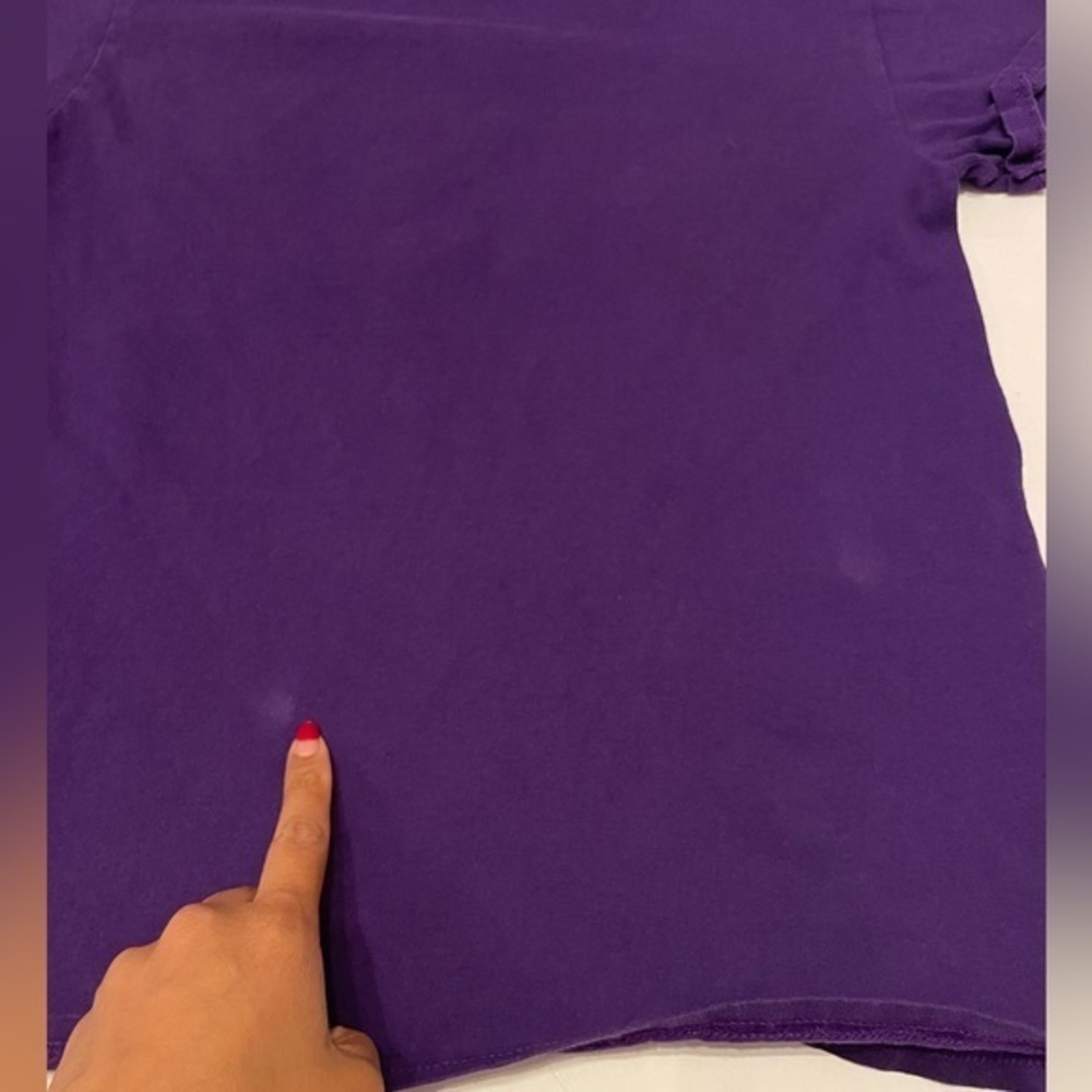 Thrasher Magazine Flame Logo Purple Graphic T-Shirt Mens Small Skateboarding Tee - Picture 2 of 8
